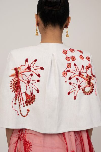 Mudra Caped gown