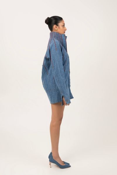 Rhythm Denim Jacket Dress