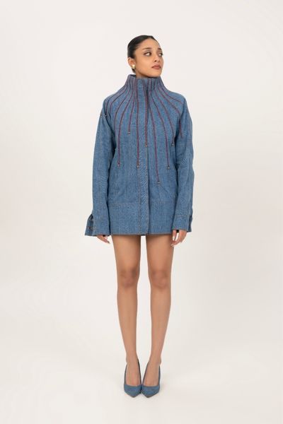 Rhythm Denim Jacket Dress
