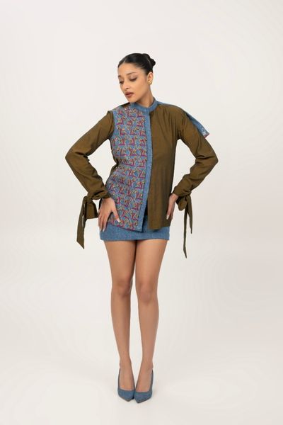 Ghungroo Deni  Embroidered Co-ord set