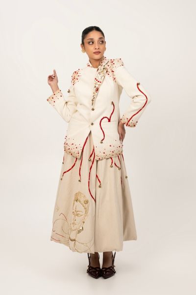Varnam Blazer Skirt Set