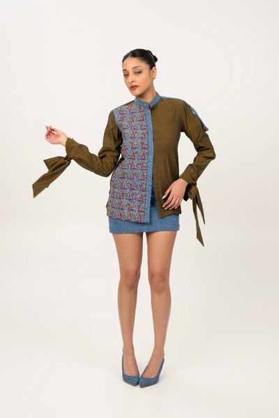 Ghungroo Deni  Embroidered Co-ord set