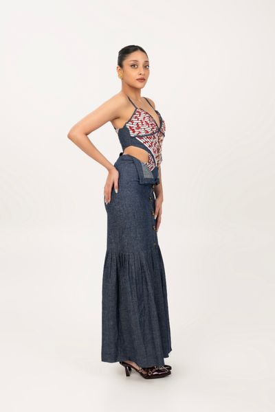 Thalam Body suit and skirt
