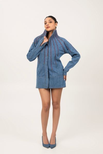 Rhythm Denim Jacket Dress