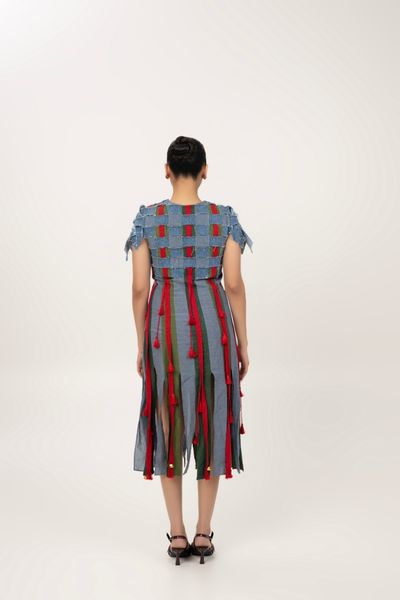 Weave Denim Dress