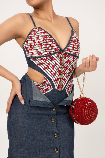 Thalam Body suit and skirt