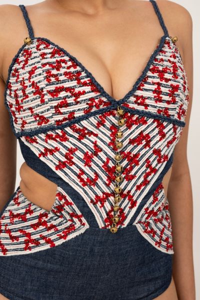 Thalam Body suit and skirt